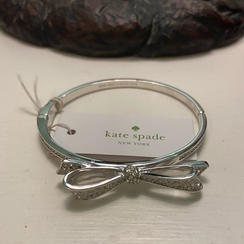 Kate Spade Silver Ribbon Bracelet
